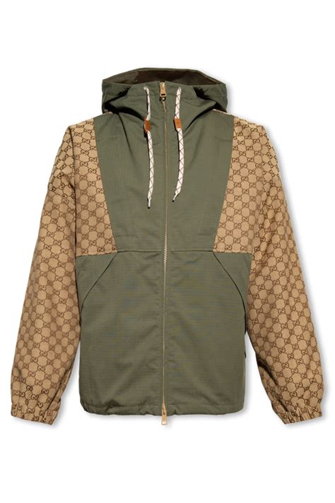 gucci übergangsjacke herren|gucci hooded jacket.